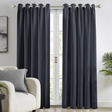 Thornton Room Darkening Eyelet Curtains (Set of 2)
